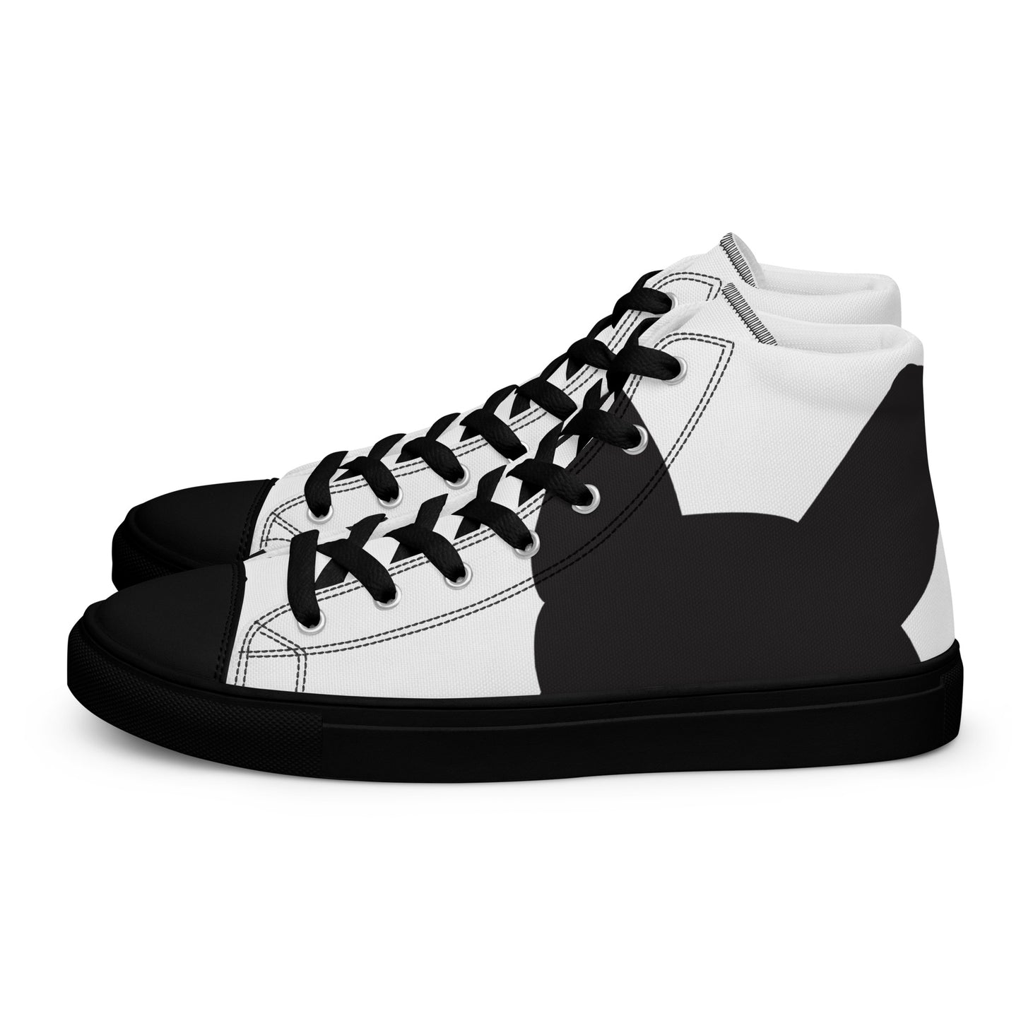 Men’s high top canvas shoes